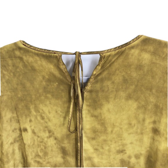 CAARA NEW Womens Size Medium Lightweight Tie Dye Midi Dress Oversized Pullover - Picture 3 of 9